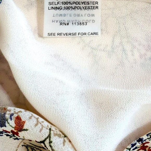 🆕️ Sugarlips Ivory Romper with Wide Sleeve Hems. Underlined. Elastic Waist NWT - Picture 10 of 11